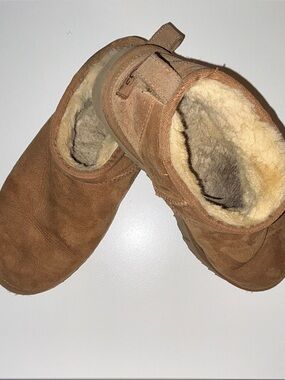 UGG Women's Chestnut Brown Suede Lined Ankle Booties
